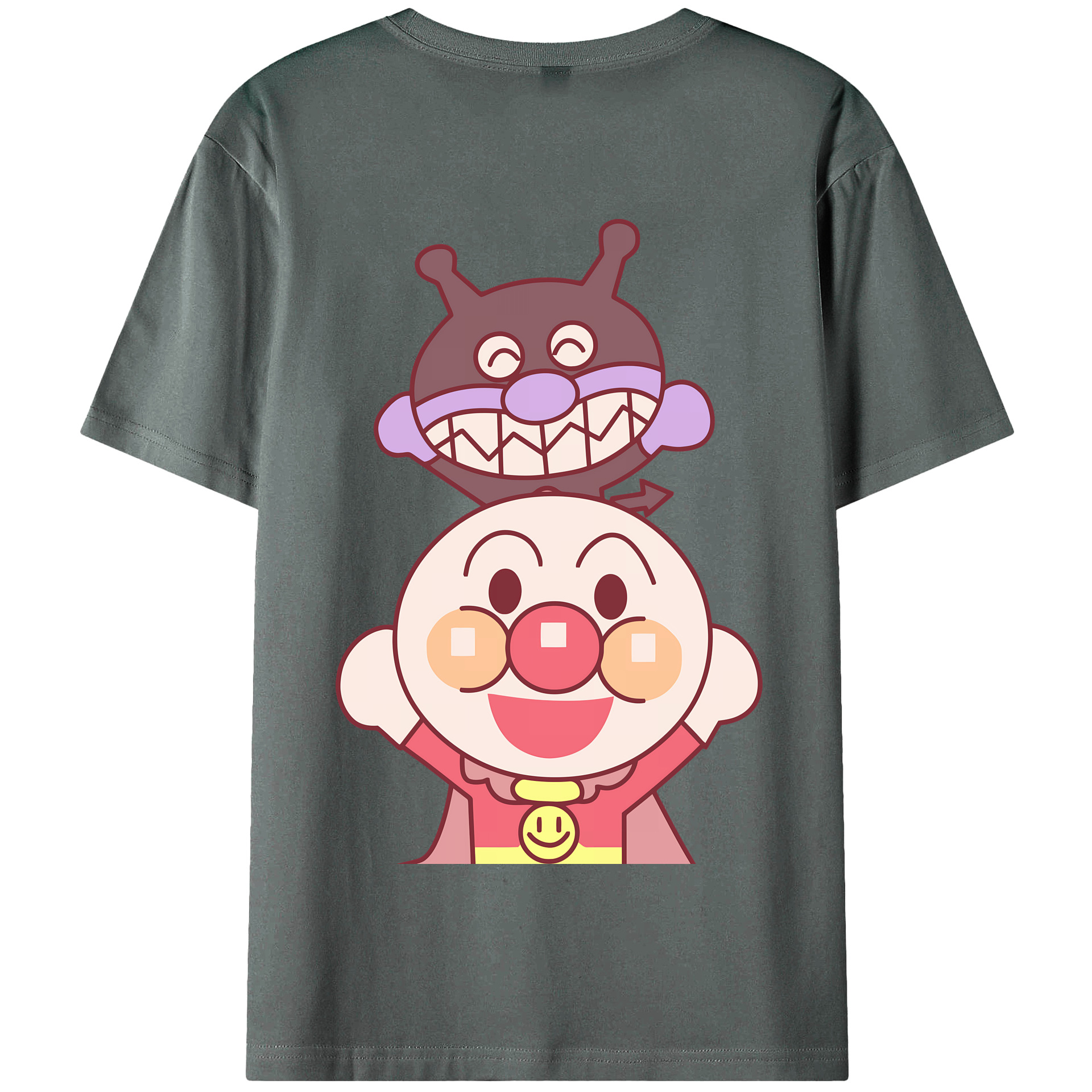 アンパンマン Anpanman 綿100％半袖Tシャツ（背面プリント）